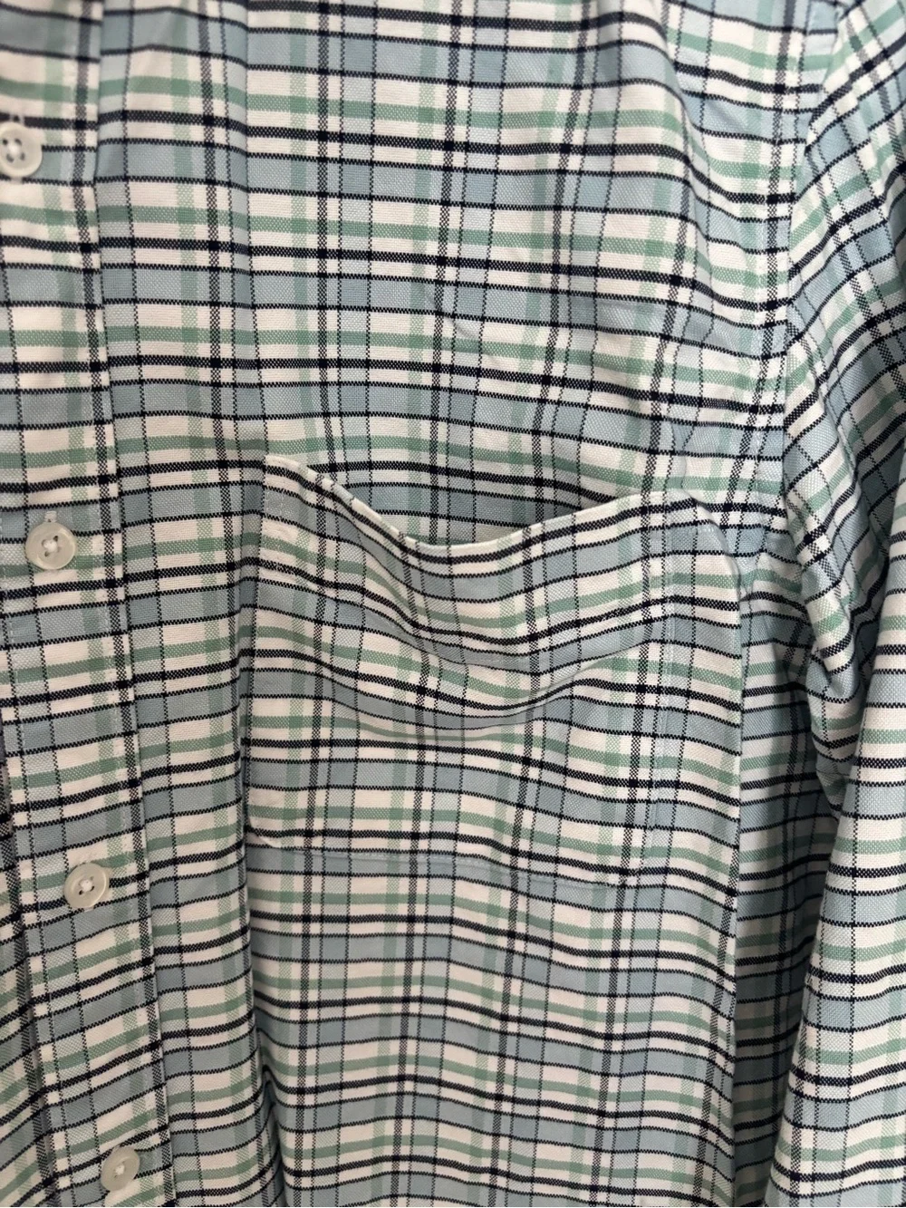 J. Crew Men’s Flex Blue Plaid Button-Down Shirt
